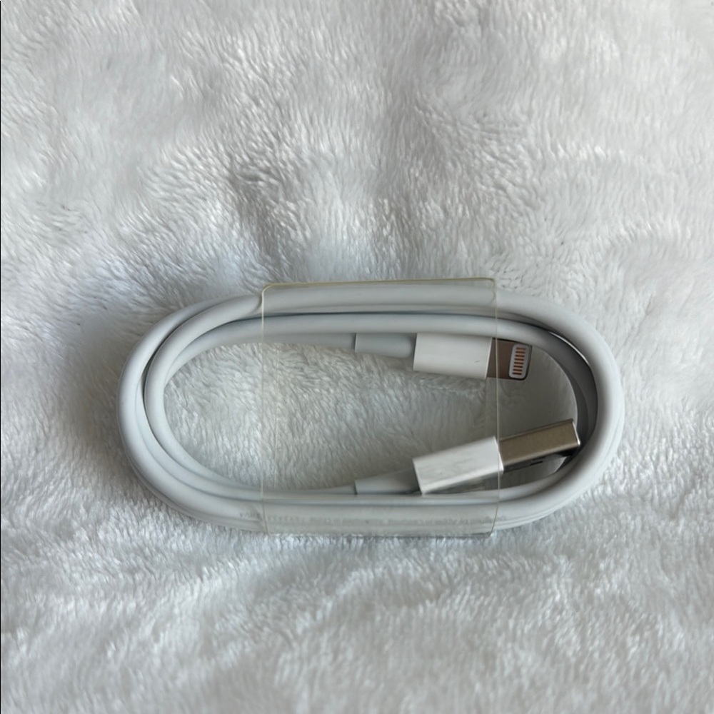 White Charging Cable